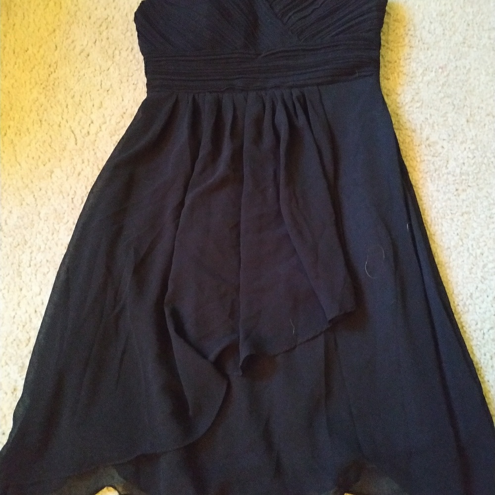 Black Strapless Dress